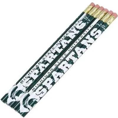  Michigan State Spartans Pencils 6 Pack Team Logo Colors -  ToylandEU™