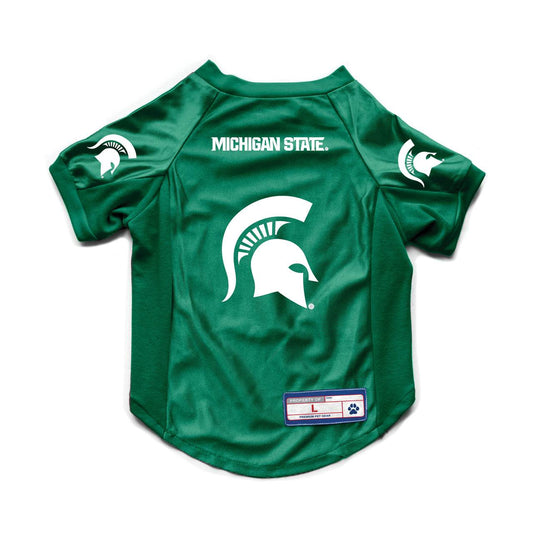 Michigan State Spartans Pet Jersey Stretch Size Big Dog - ToylandEU