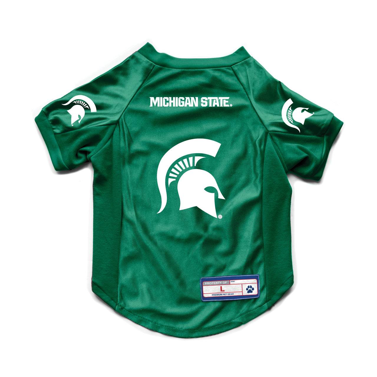 Michigan State Spartans Pet Jersey Stretch Size S Apparel - ToylandEU