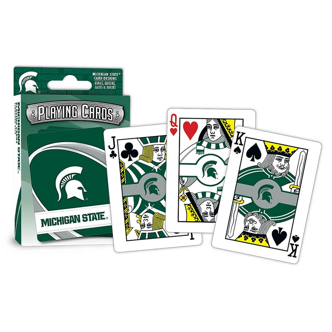 Michigan State Spartans Playing Cards Deck With Jokers - ToylandEU
