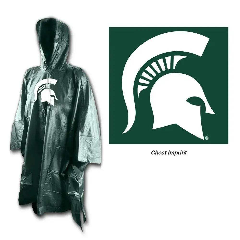 Michigan State Spartans Rain Poncho Lightweight One Size - ToylandEU