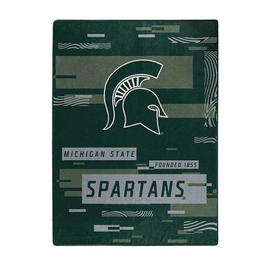 Michigan State Spartans Raschel Throw Blanket 60x80 - ToylandEU