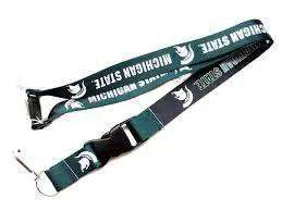  Michigan State Spartans Reversible Lanyard With Clip Aminco -  ToylandEU™
