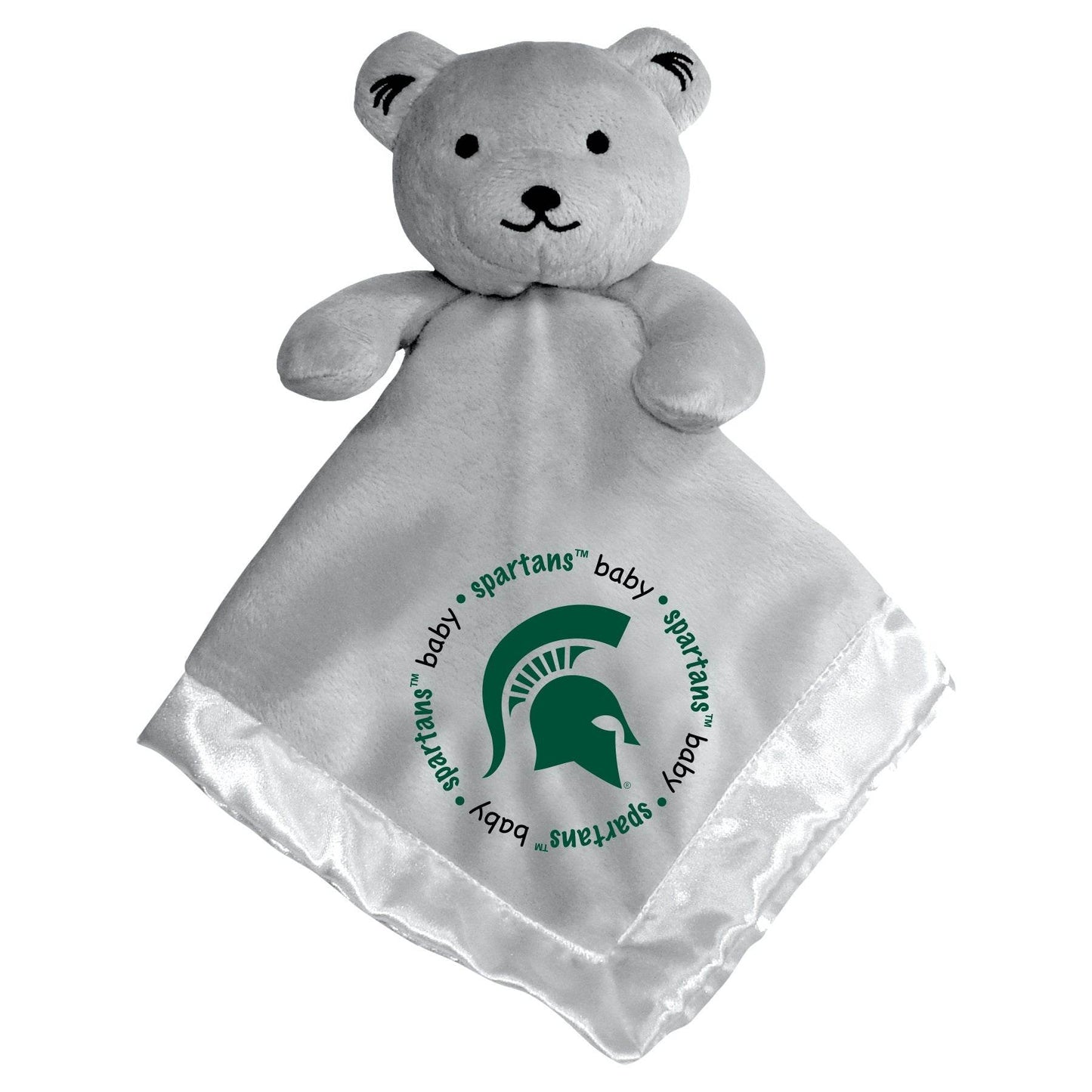 Michigan State Spartans Security Bear Gray Plush 14 Inch - ToylandEU