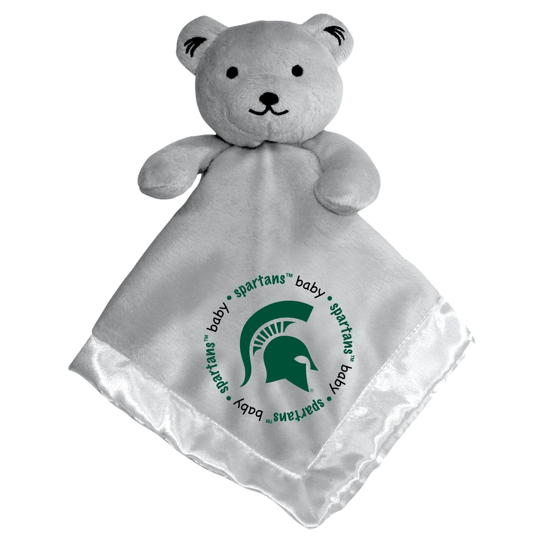 Michigan State Spartans Security Bear Gray Plush 14 Inch - ToylandEU