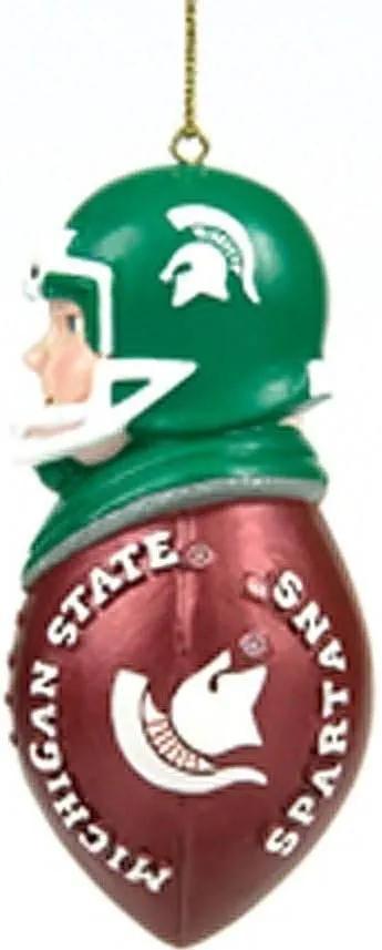  Michigan State Spartans Tackler Ornament Resin Logo -  ToylandEU™
