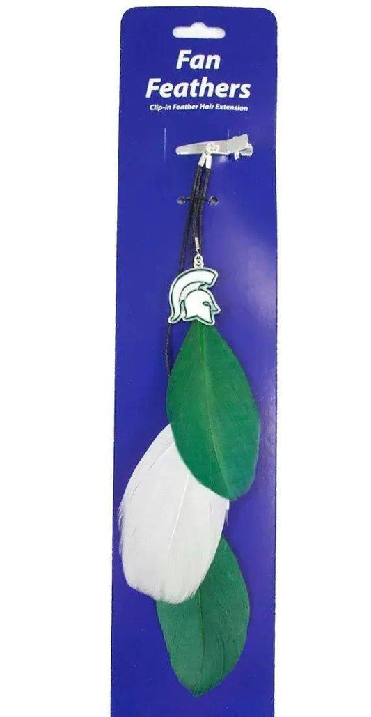  Michigan State Spartans Team Color Feather Hair Clip -  ToylandEU™