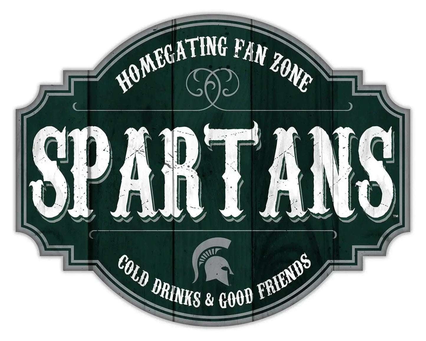  Michigan State Spartans Wood Sign 12 Inch Homegating Tavern -  ToylandEU™