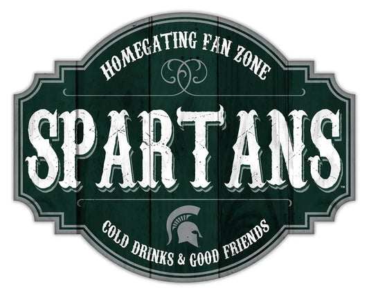  Michigan State Spartans Wood Sign 12 Inch Homegating Tavern -  ToylandEU™