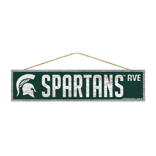 Michigan State Spartans Wood Sign 4x17 Design Wincraft - ToylandEU