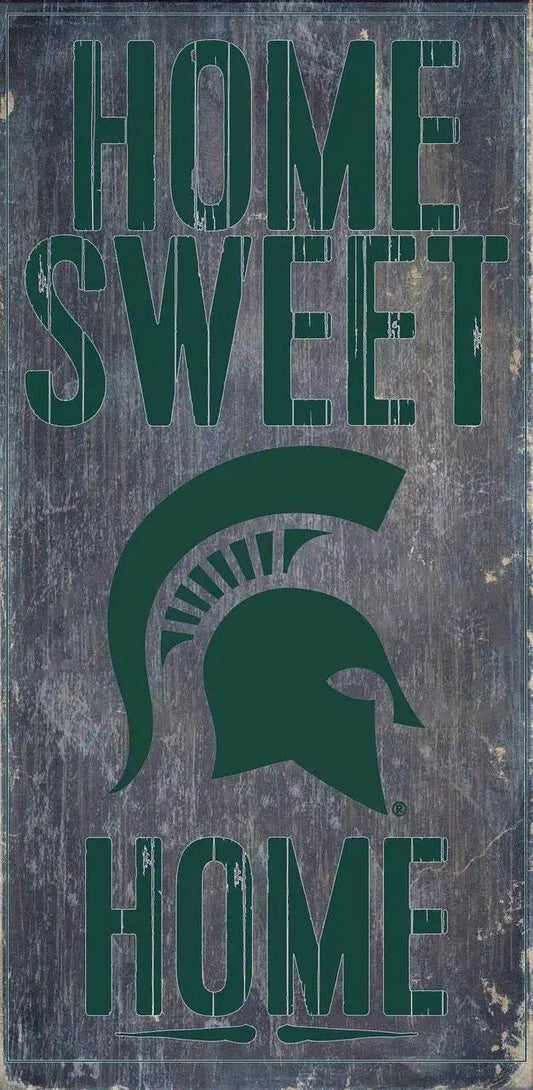  Michigan State Spartans Wood Sign Home Sweet Home 6X12 -  ToylandEU™