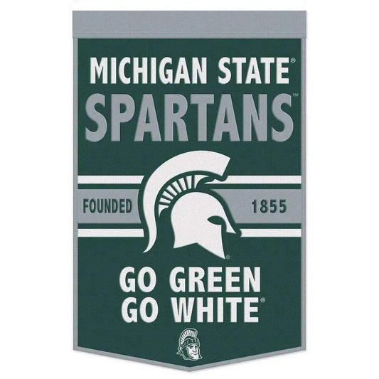  Michigan State Spartans Wool Banner 24x38 Dynasty Slogan -  ToylandEU™