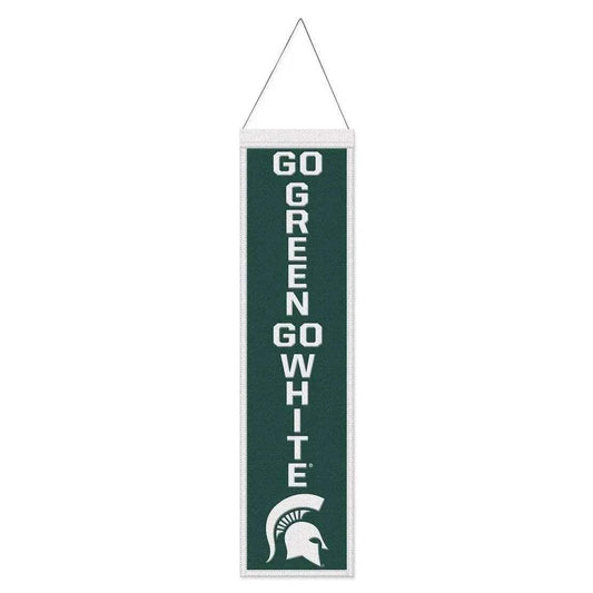  Michigan State Spartans Wool Banner 8x32 Heritage Slogan -  ToylandEU™