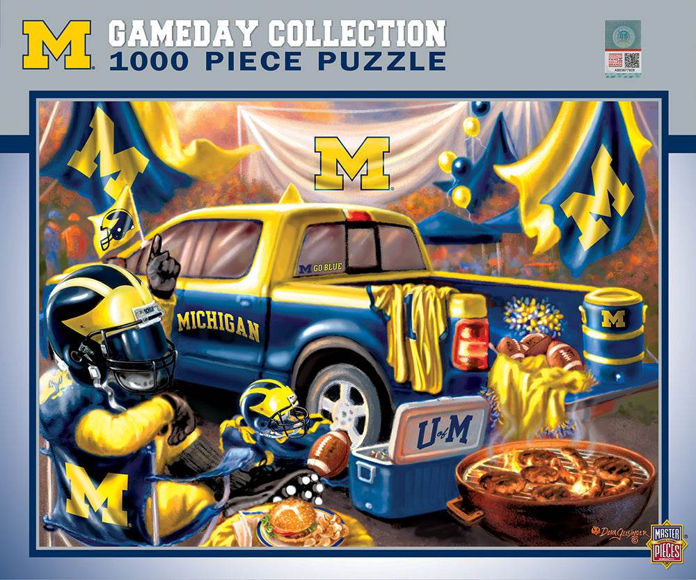 Michigan Wolverines 1000 Piece Gameday Puzzle MasterPieces - ToylandEU
