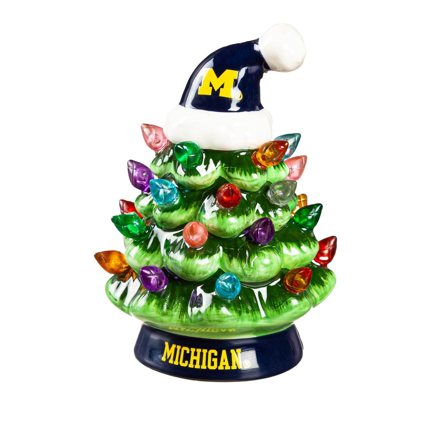 Michigan Wolverines 4 Inch LED Christmas Tree Tabletop - ToylandEU