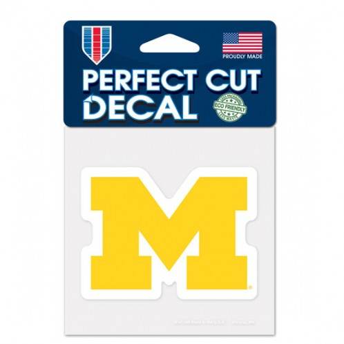 Michigan Wolverines 4X4 Perfect Cut Color Decal Vinyl - ToylandEU