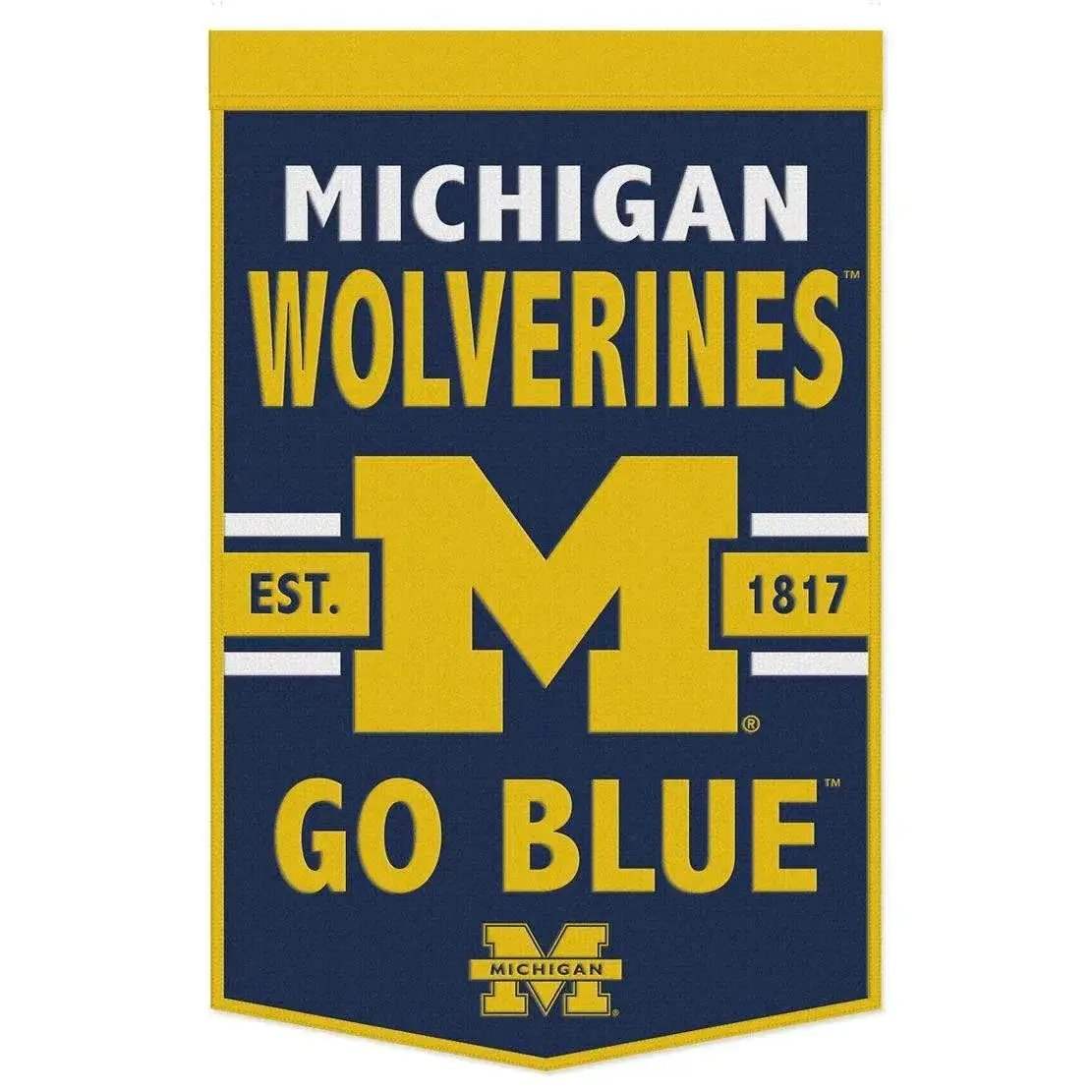  Michigan Wolverines Banner Wool 24x38 Dynasty Slogan Design -  ToylandEU™
