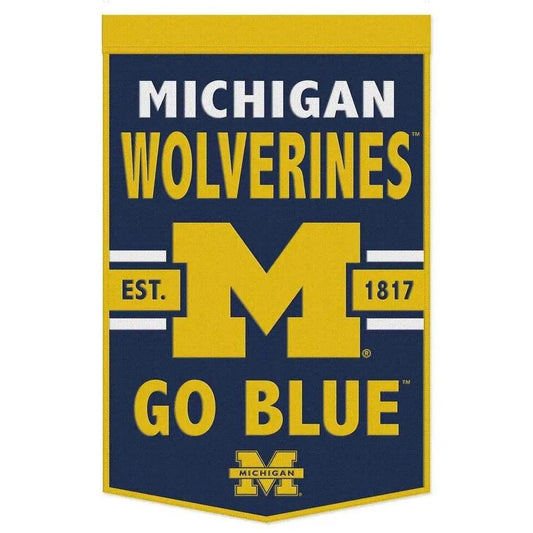  Michigan Wolverines Banner Wool 24x38 Dynasty Slogan Design -  ToylandEU™