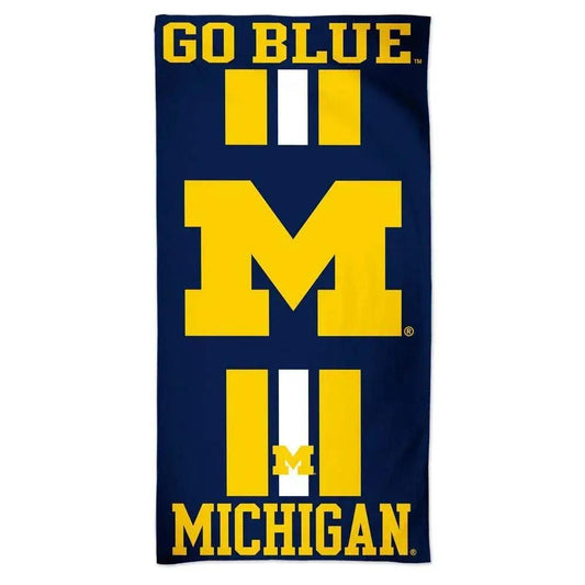  Michigan Wolverines Beach Towel 30x60 Cotton Velour -  ToylandEU™