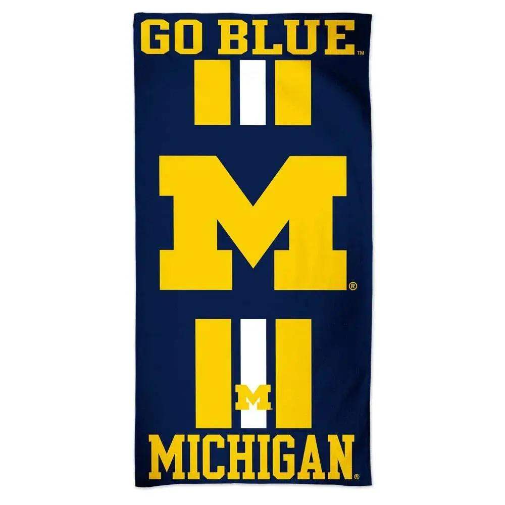  Michigan Wolverines Beach Towel 30x60 Cotton Velour -  ToylandEU™