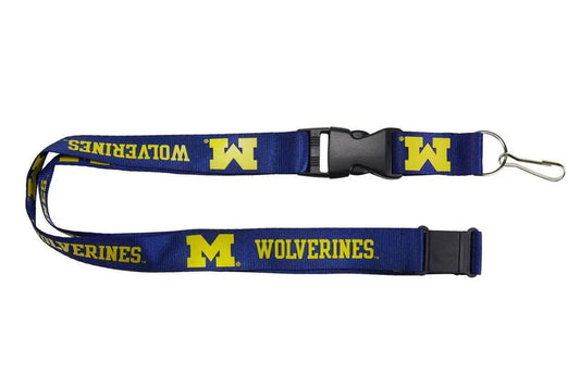  Michigan Wolverines Blue Lanyard With Breakaway Buckle -  ToylandEU™