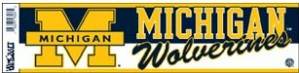 Michigan Wolverines Bumper Sticker - ToylandEU