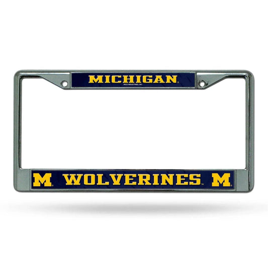  Michigan Wolverines Chrome License Plate Frame With Insert -  ToylandEU™
