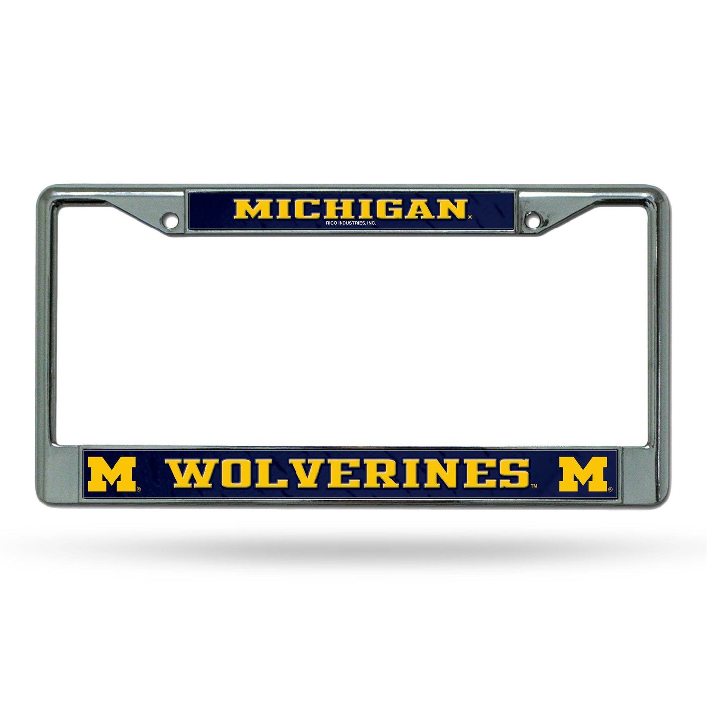Michigan Wolverines Chrome License Plate Frame With Insert - ToylandEU