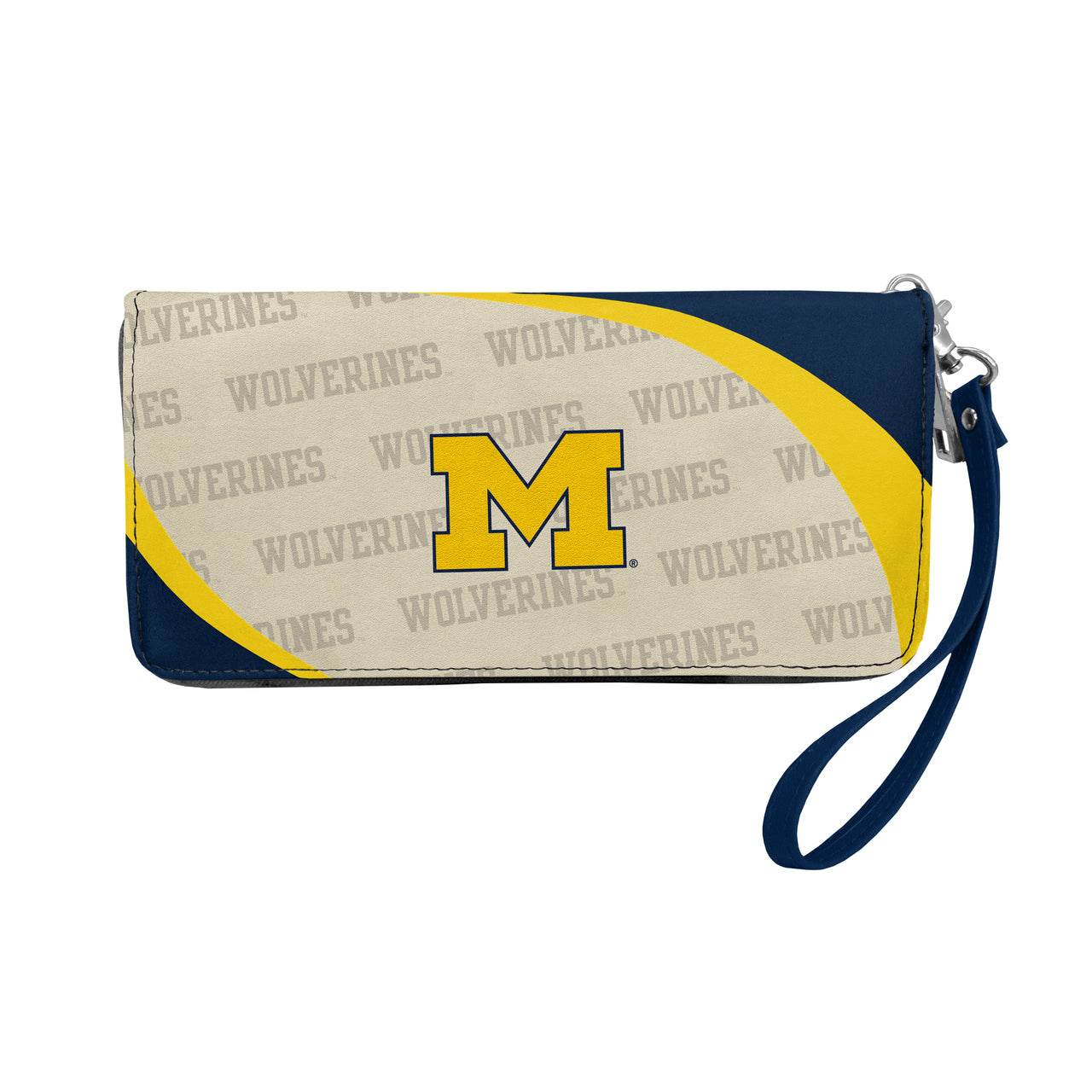 Michigan Wolverines Curve Wallet Organizer Wristlet Style - ToylandEU