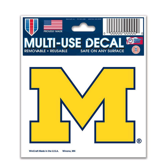Michigan Wolverines Decal 3x4 Outdoor Vinyl Multi Use - ToylandEU