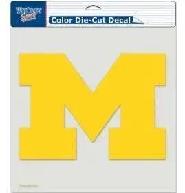  Michigan Wolverines Decal 8x8 Die Cut Color -  ToylandEU™
