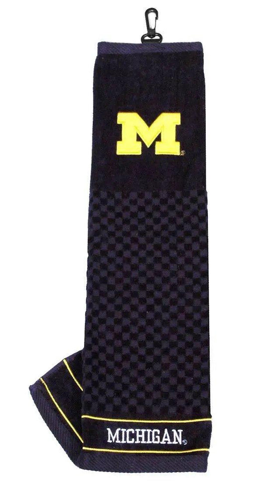  Michigan Wolverines Embroidered Golf Towel 16x22 Hook -  ToylandEU™