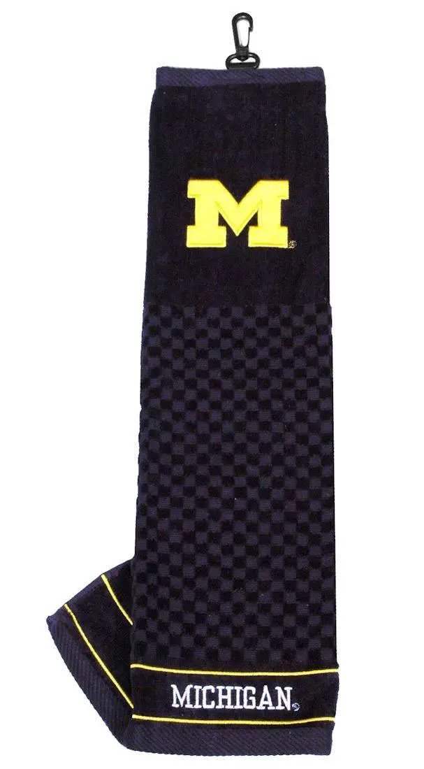  Michigan Wolverines Embroidered Golf Towel 16x22 Hook -  ToylandEU™