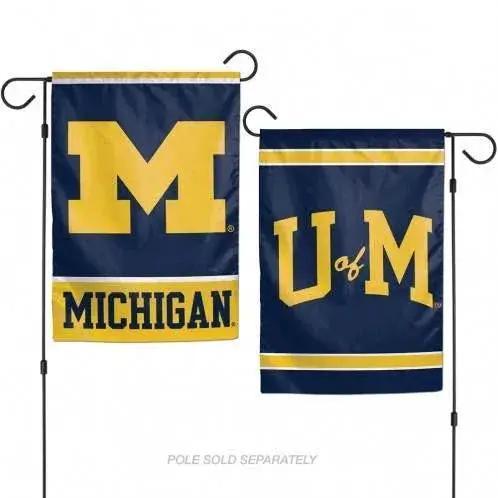  Michigan Wolverines Flag 12x18 Garden Style 2 Sided -  ToylandEU™