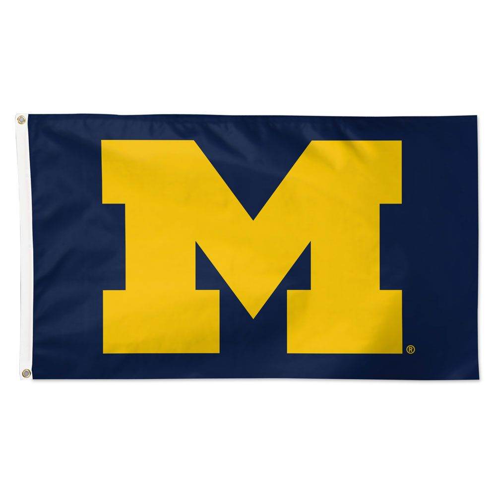 Michigan Wolverines Flag 3x5 By Wincraft Sewn Ends Team - ToylandEU