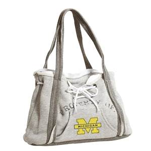Michigan Wolverines Hoodie Purse With Grommets and Lacing - ToylandEU