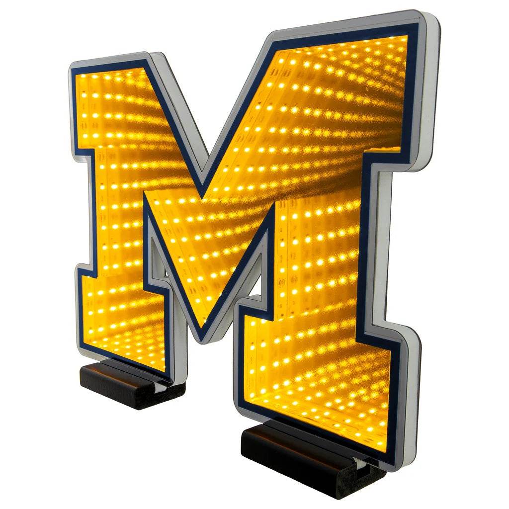 Michigan Wolverines LED Infinity Logo Light For Fans - ToylandEU