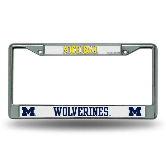  Michigan Wolverines License Plate Frame Chrome -  ToylandEU™