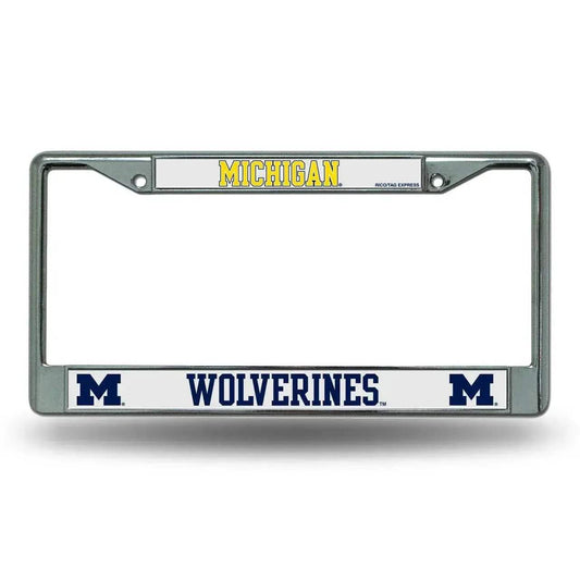  Michigan Wolverines License Plate Frame Chrome -  ToylandEU™