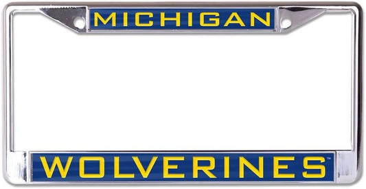 Michigan Wolverines License Plate Frame Inlaid Special Order - ToylandEU