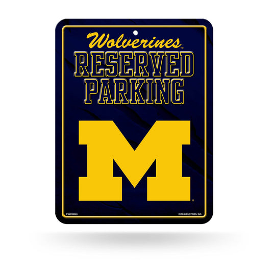 Michigan Wolverines Metal Parking Sign Special Order - ToylandEU
