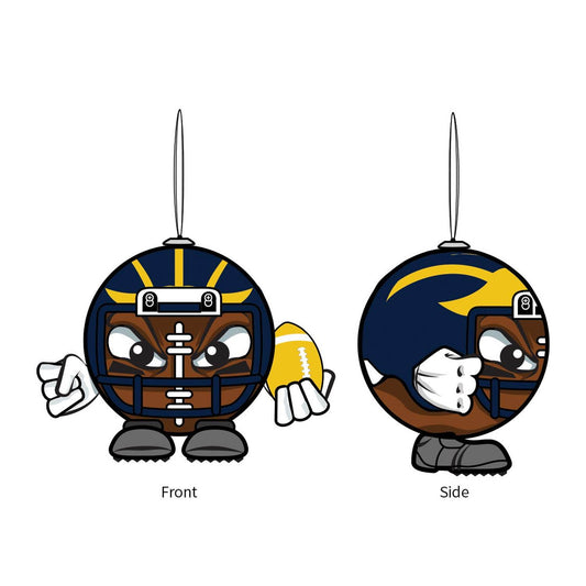 Michigan Wolverines Ornament Ball Head 3Inch Poly Foam - ToylandEU