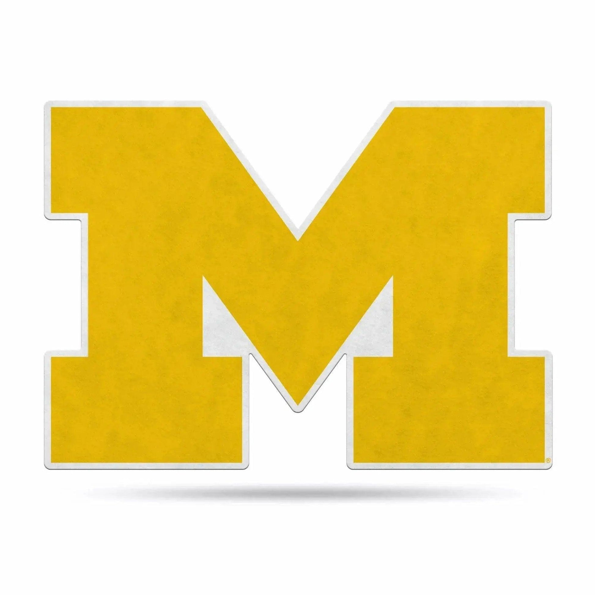  Michigan Wolverines Pennant Shape Cut Logo Felt Banner -  ToylandEU™