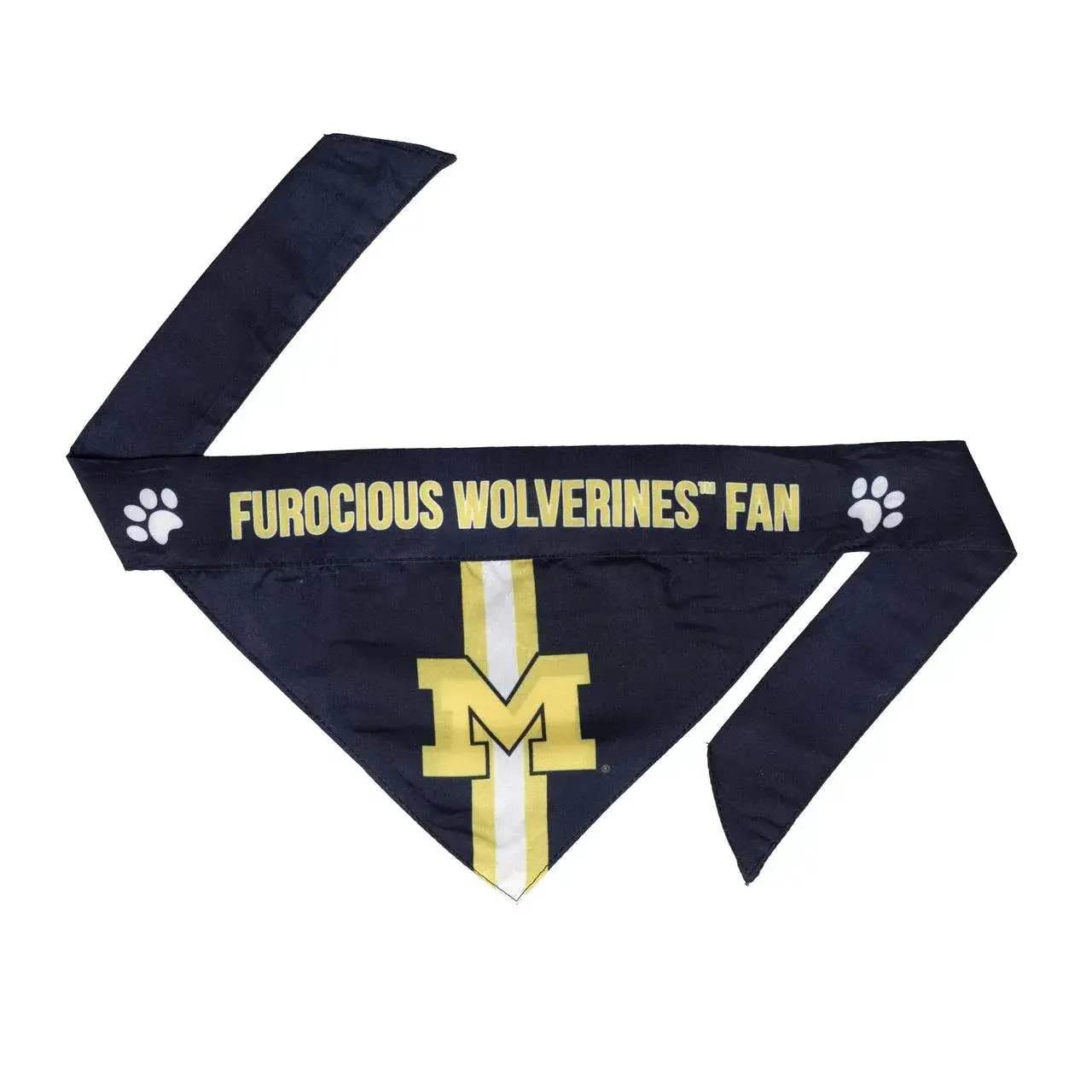  Michigan Wolverines Pet Bandanna Size M Reversible Logo -  ToylandEU™