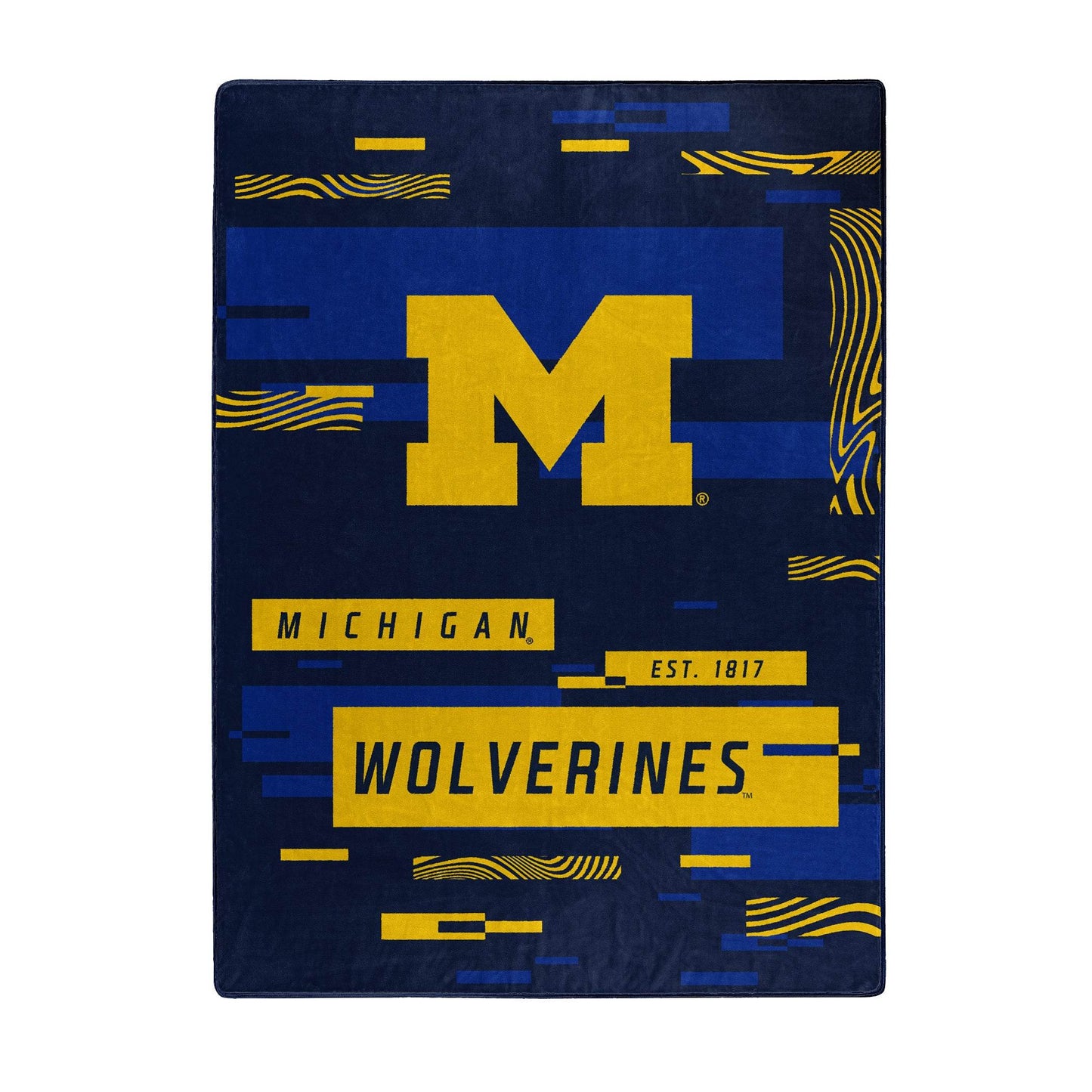 Michigan Wolverines Raschel Throw Blanket Digitize Design - ToylandEU
