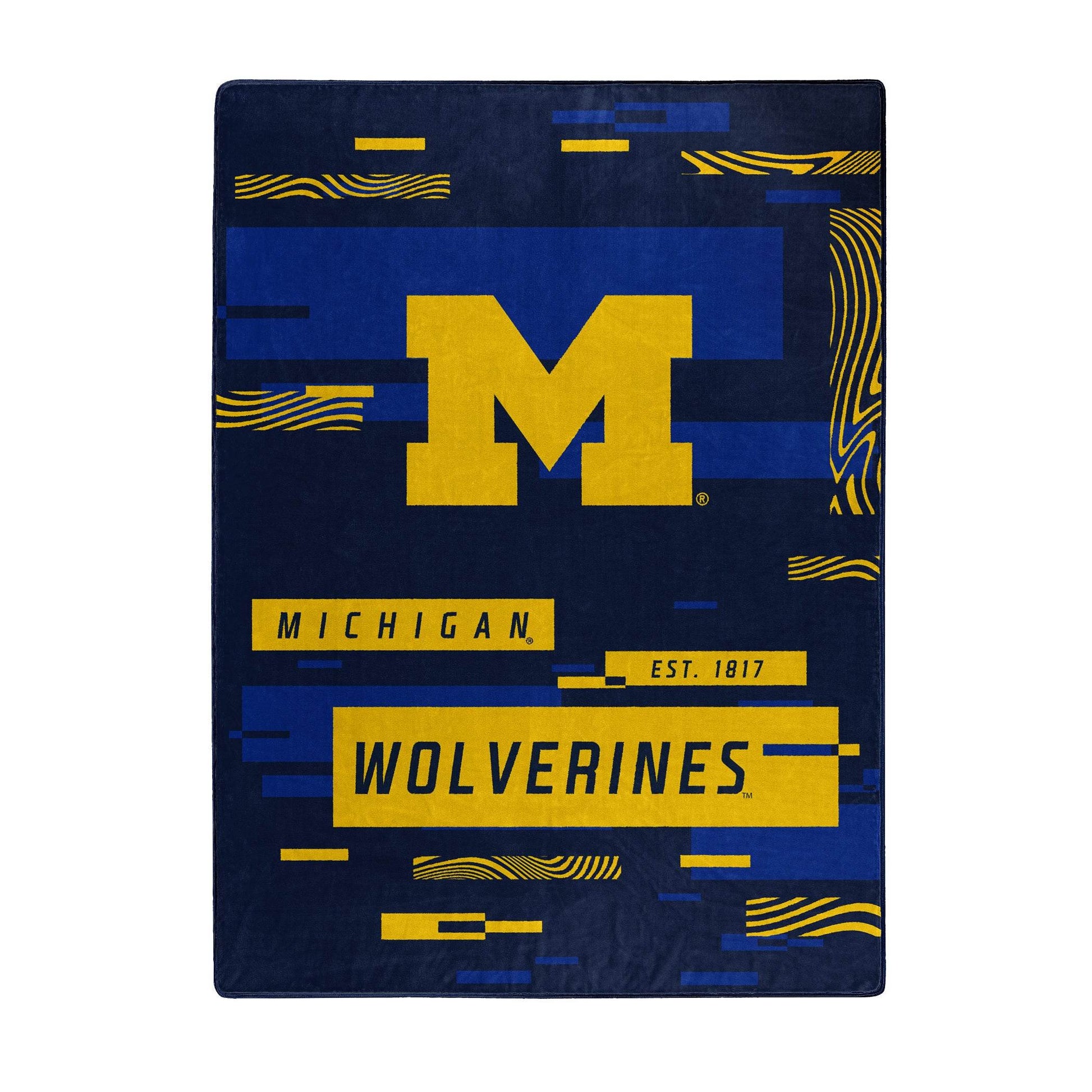 Michigan Wolverines Raschel Throw Blanket Digitize Design - ToylandEU