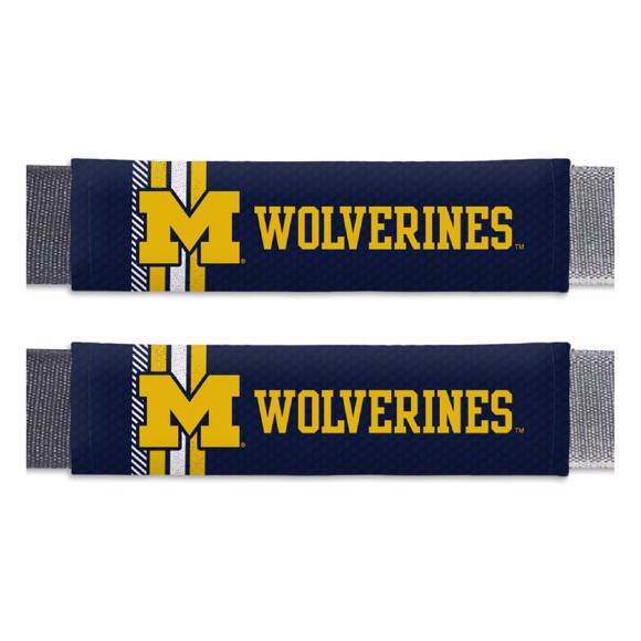 Michigan Wolverines Seat Belt Pad Set Team Color Rally - ToylandEU