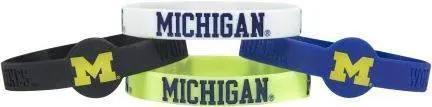  Michigan Wolverines Silicone Bracelets 4 Pack Official -  ToylandEU™