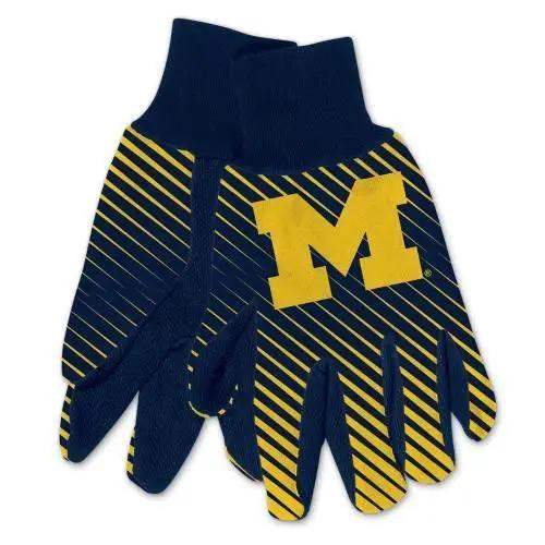  Michigan Wolverines Two Tone Gloves for Adult Size Warm -  ToylandEU™