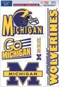  Michigan Wolverines Ultra Decal 11X17 Officially Licensed -  ToylandEU™